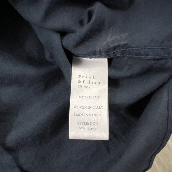 NEW Frank & Eileen Dark Blue Don Button Up Shirt - Picture 9 of 10